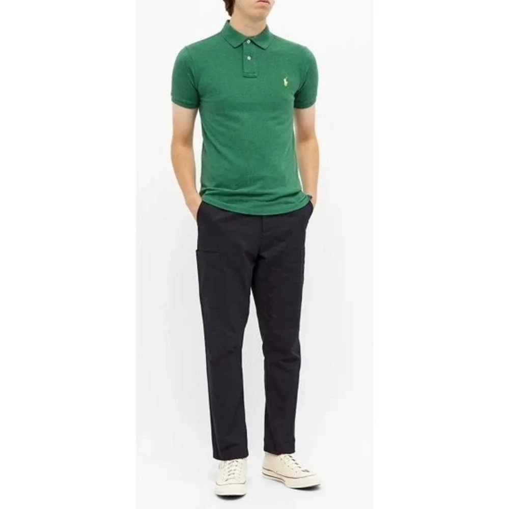 Polo Ralph Lauren Polo Shirt L Verano Green Short Sleeve Heathered Soft Touch